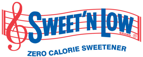 Sweet'n low zero calorie sweetener logo.