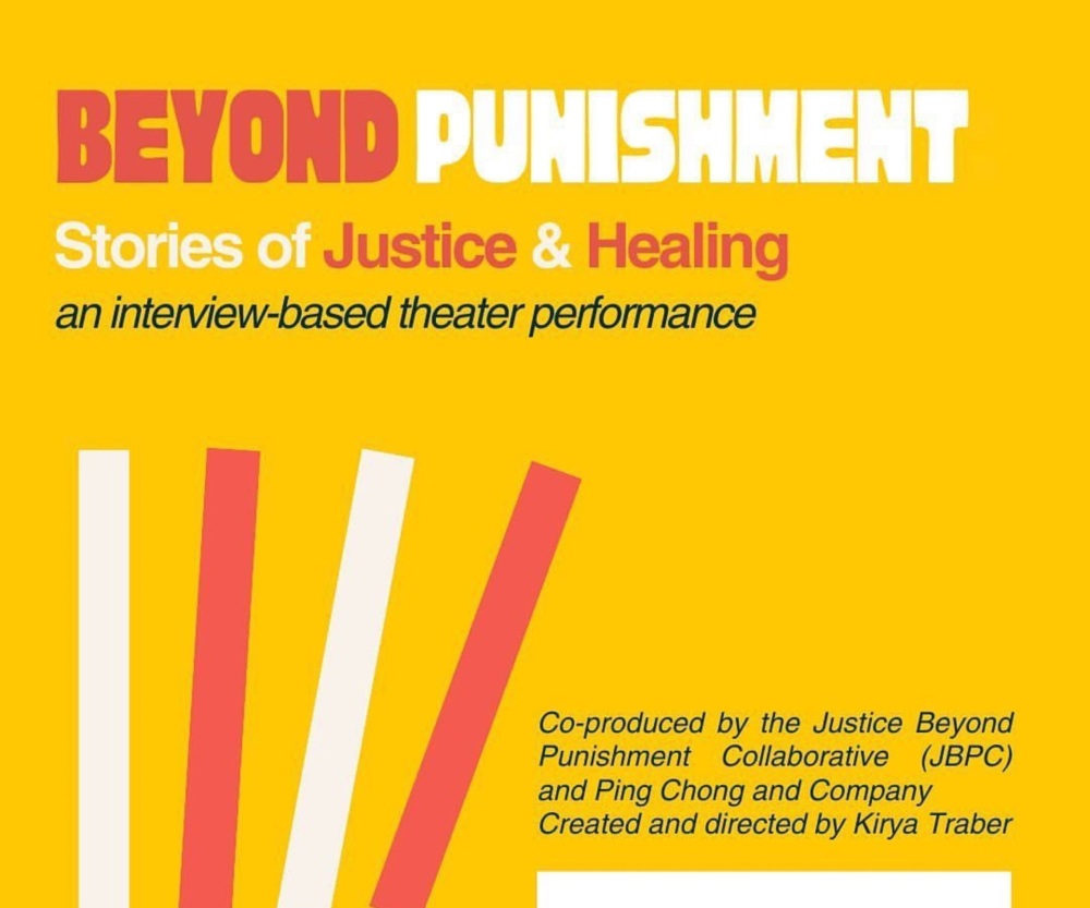Beyond punishment stories of justice & healing.