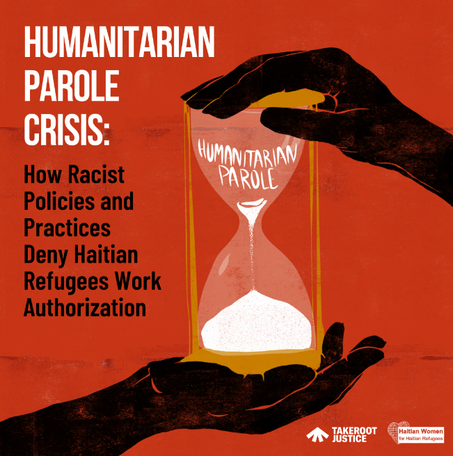 The cover of humanitarian parallel crisis how racism, immigration policies, and discrimination refugees work.