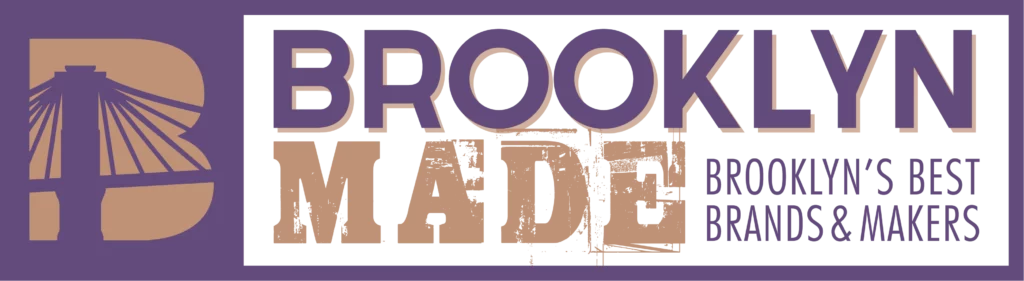 Brooklyn Made Store's logo on a purple background. Text says: Brooklyn Made. Brooklyn's best brands and makers.