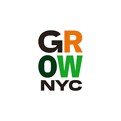 Grow nyc logo on a white background.