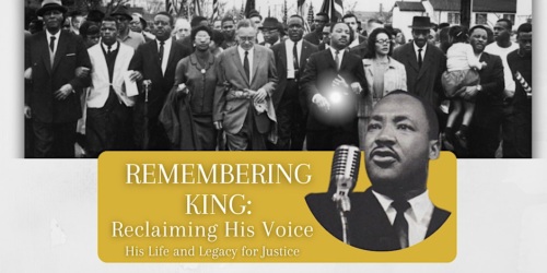 Martin luther king remembering his voice.