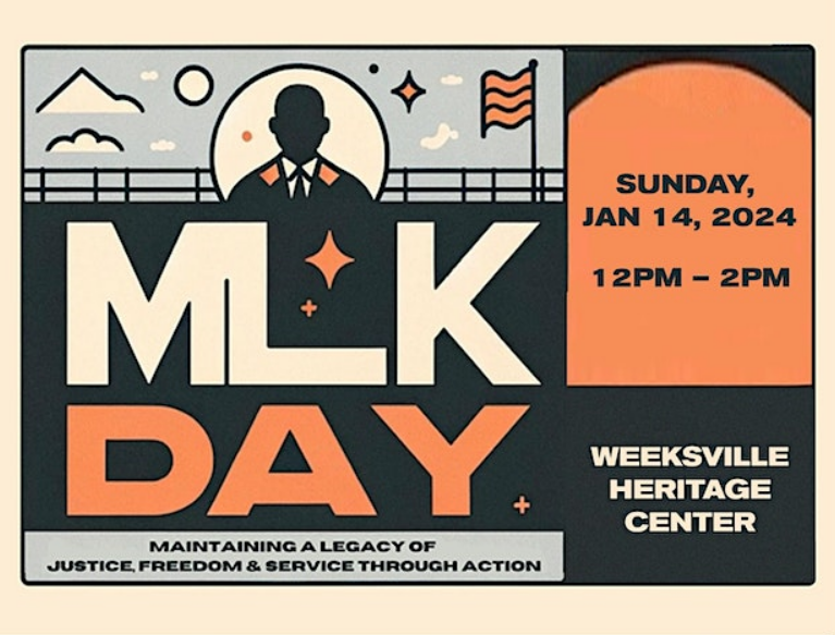 A poster for mlk day.