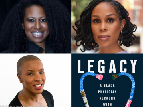 Three black women with the title legacy.