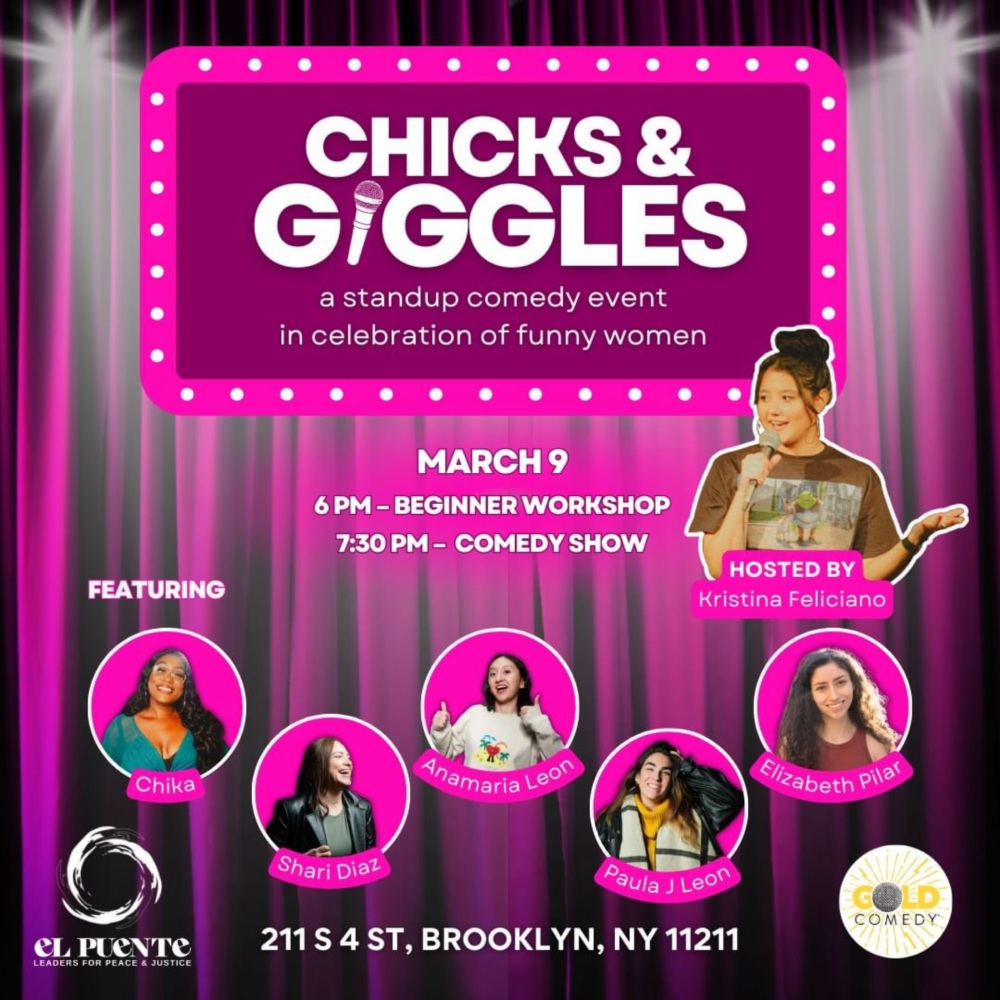 Chicks & gggles - a celebration of funny women.